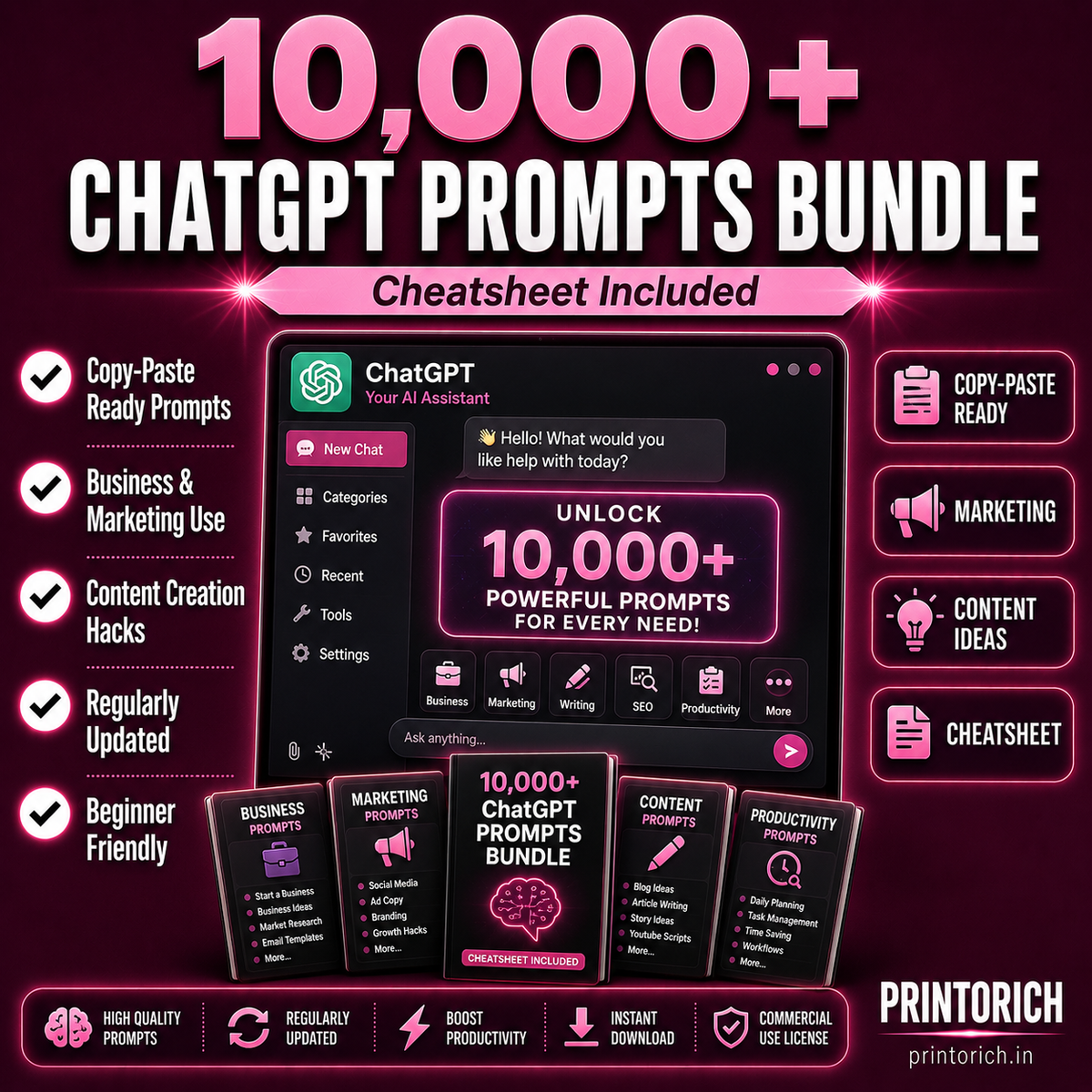 ChatGPT Prompts Bundle