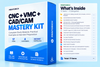 CNC VMC CAD/CAM Mastery Kit | Complete Mechanical Career Bundle