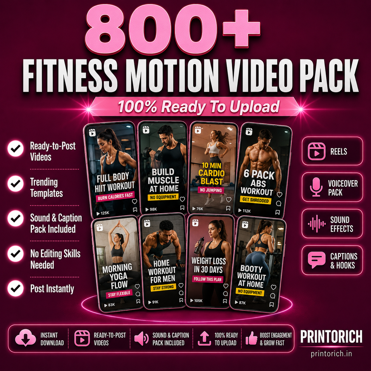Fitness Motion Video Pack