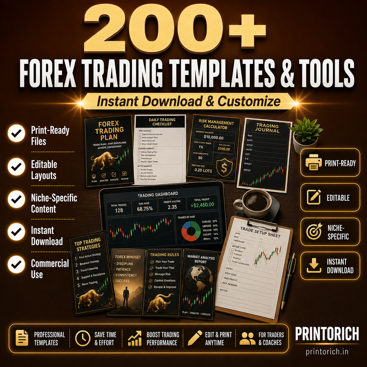 Forex Trading Templates & Tools