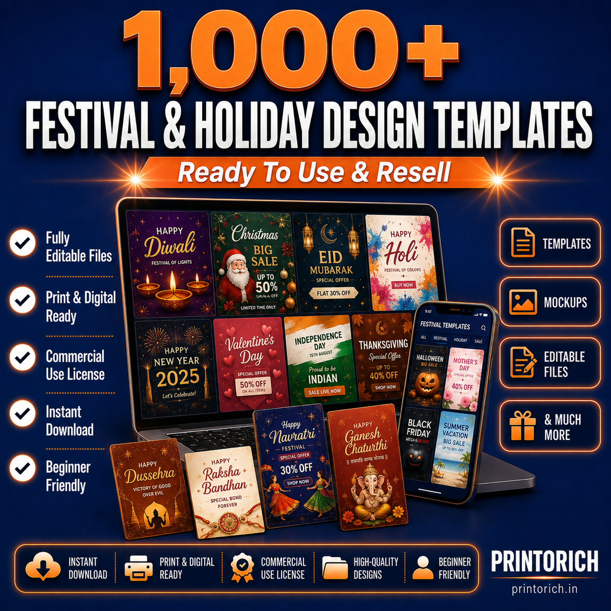 Festival & Holiday Design Templates
