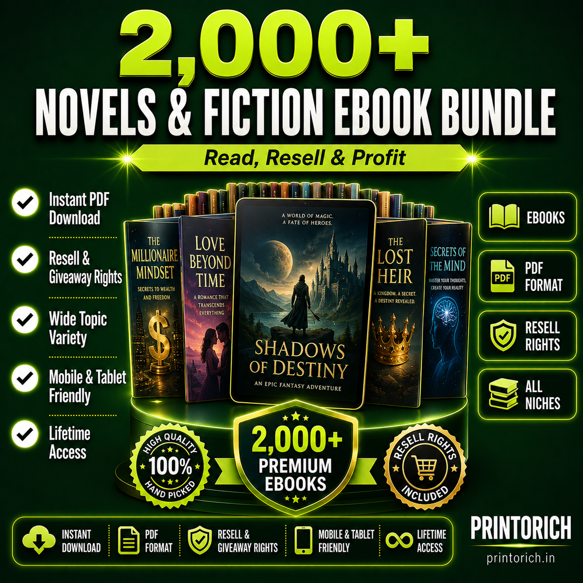 Novels & Fiction Ebook Bundle