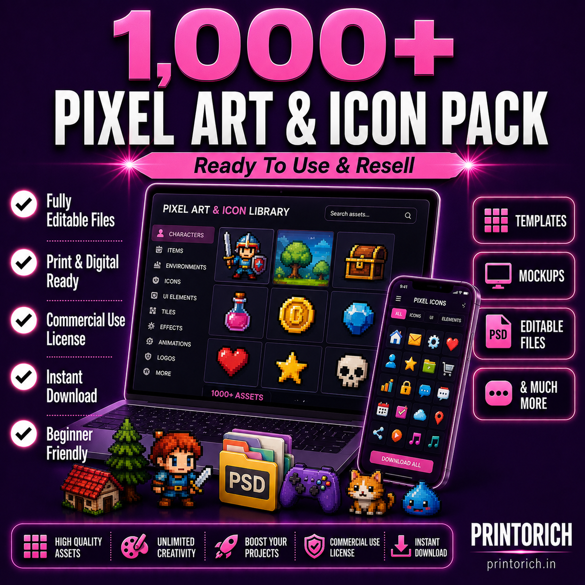 Pixel Art & Icon Pack