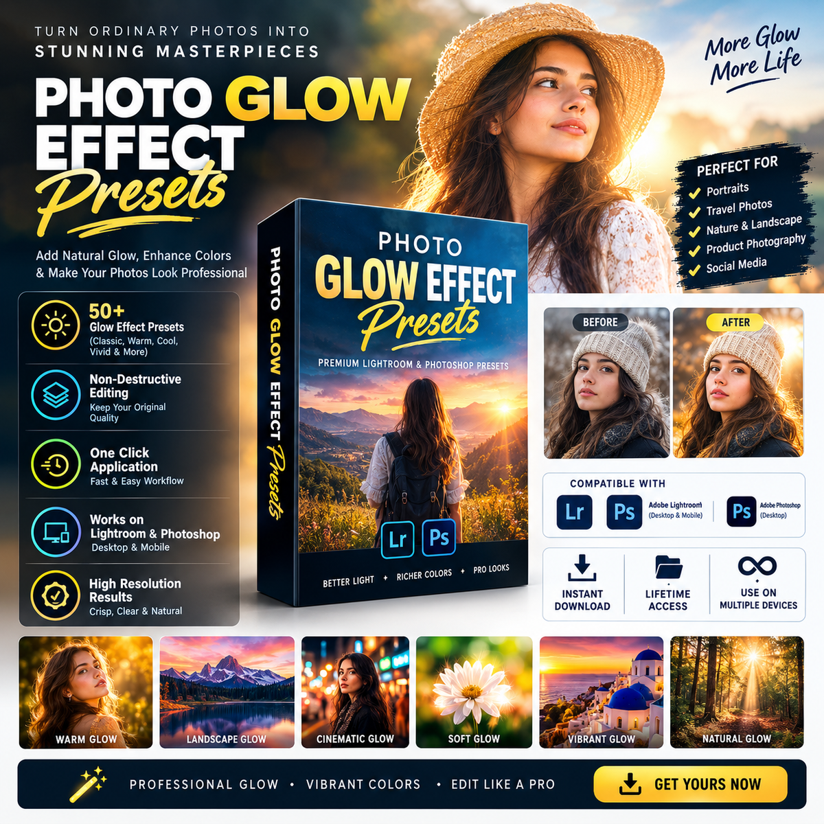 Photo Glow Effect Presets