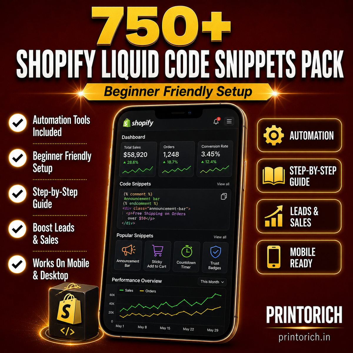 Shopify Liquid Code Snippets Pack