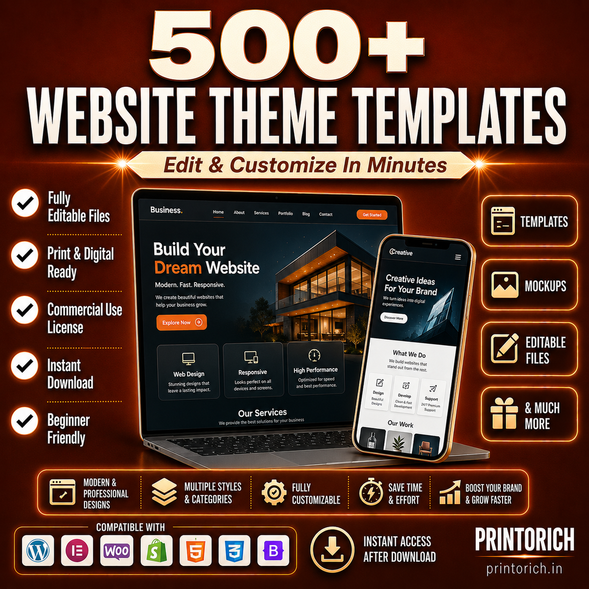 Website Theme Templates