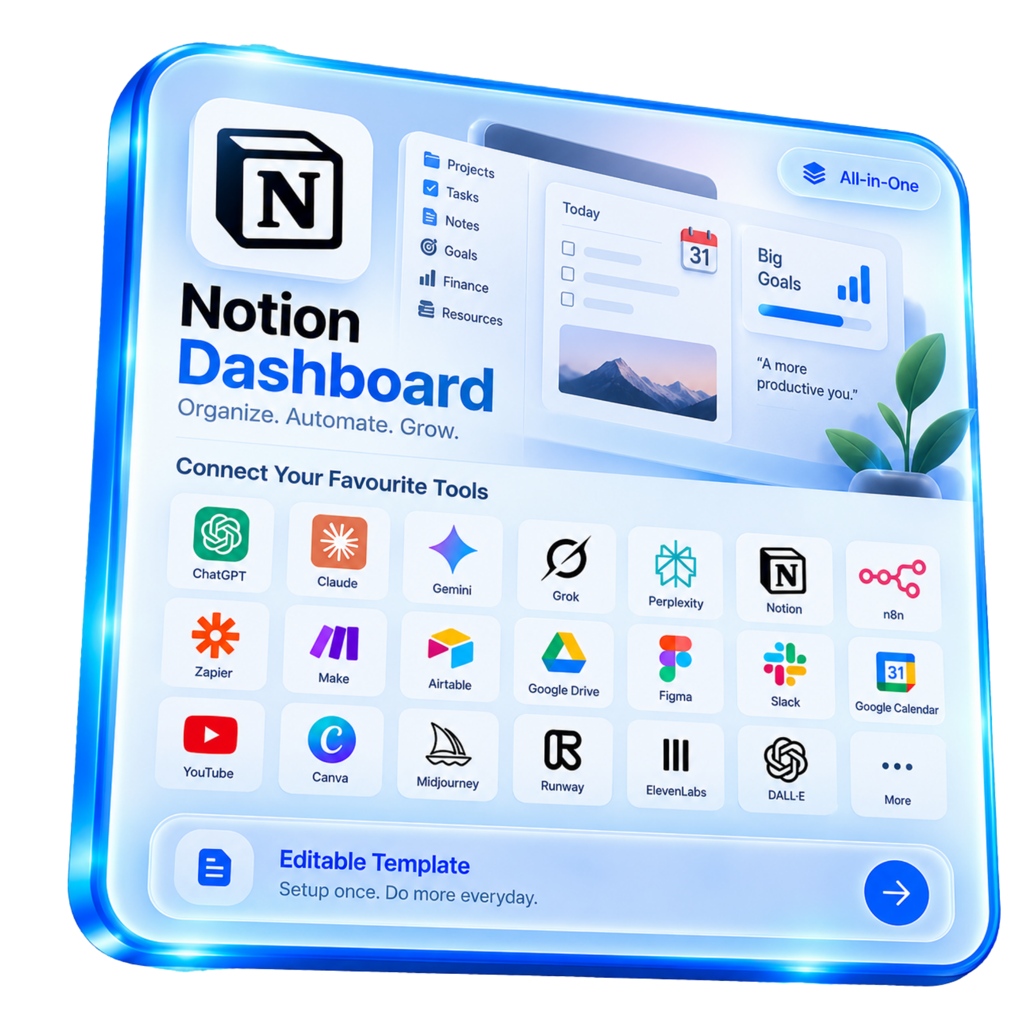 Notion Dashboard template